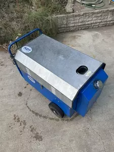 Nilfisk DTE 500HM diesel hot pressure washer after contaminated fuel system repair in Leicester.